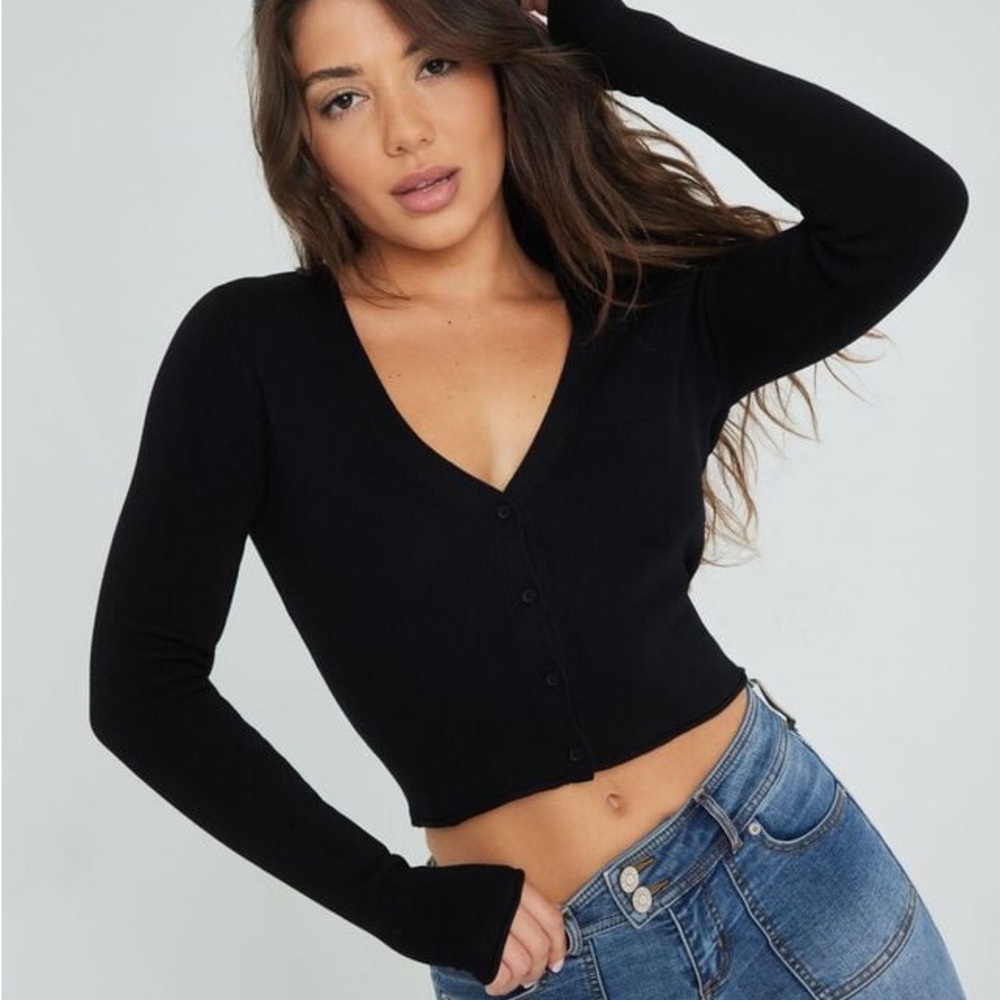 Garage Cardigan Kendra Rolled Hem - Small